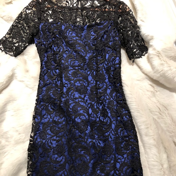 Laundry by Shelli Segal black Lace Cocktail Dress - Picture 2 of 8